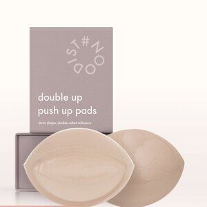 NEW Nood Double Up Demi Push-Up Pads  Nude